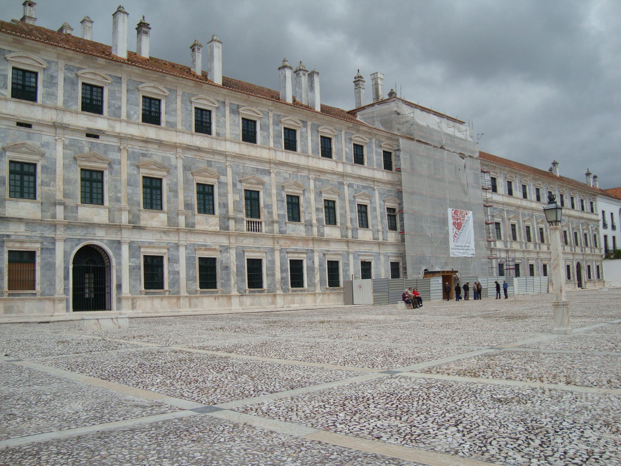 Fachada do Paço Ducal de Vila Viçosa